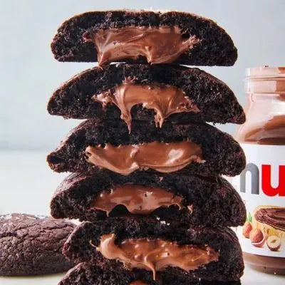 Galletas de Chocolate con Corazón de Nutella