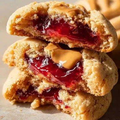Galletas de Mantequilla con Centro de Mermelada