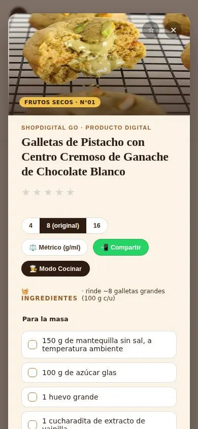 Detalle de una receta