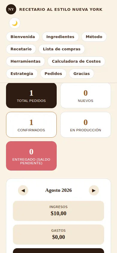 Registro de Pedidos